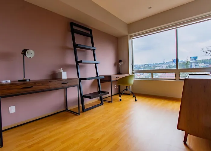 Casa de férias 2br Santa Fe Style & Comfort With Gym & Parking Cidade do México