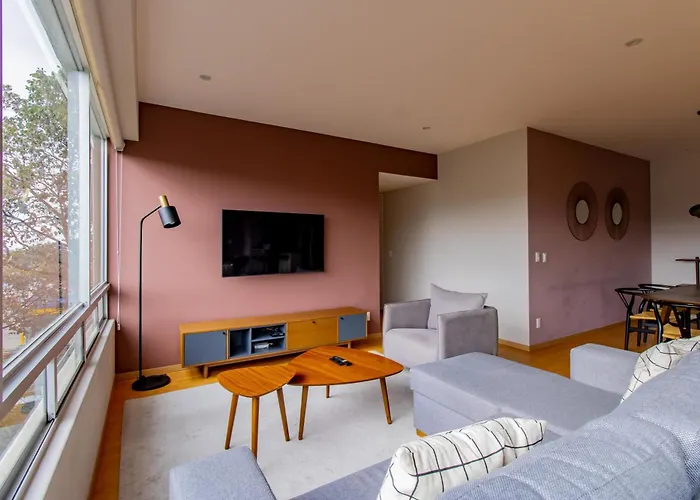 2br Santa Fe Style & Comfort With Gym & Parking Cidade do México