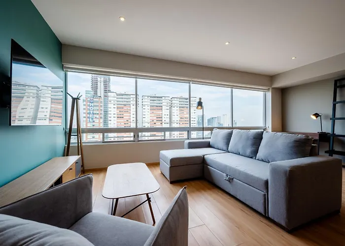 Casa de férias 2br Santa Fe Style & Comfort With Gym & Parking