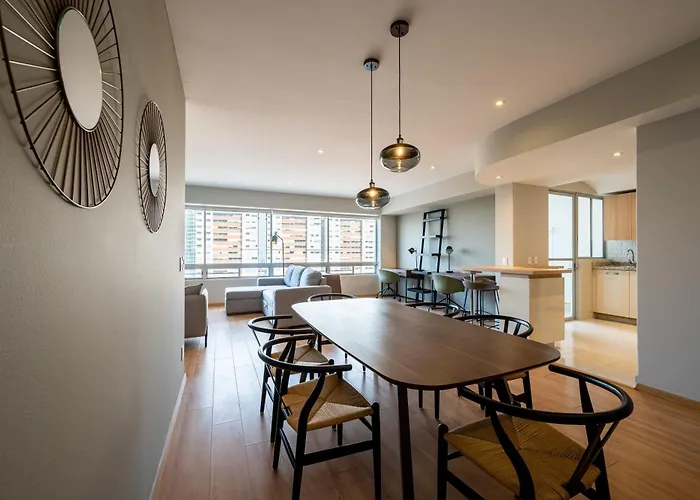 2br Santa Fe Style & Comfort With Gym & Parking Casa de férias Cidade do México